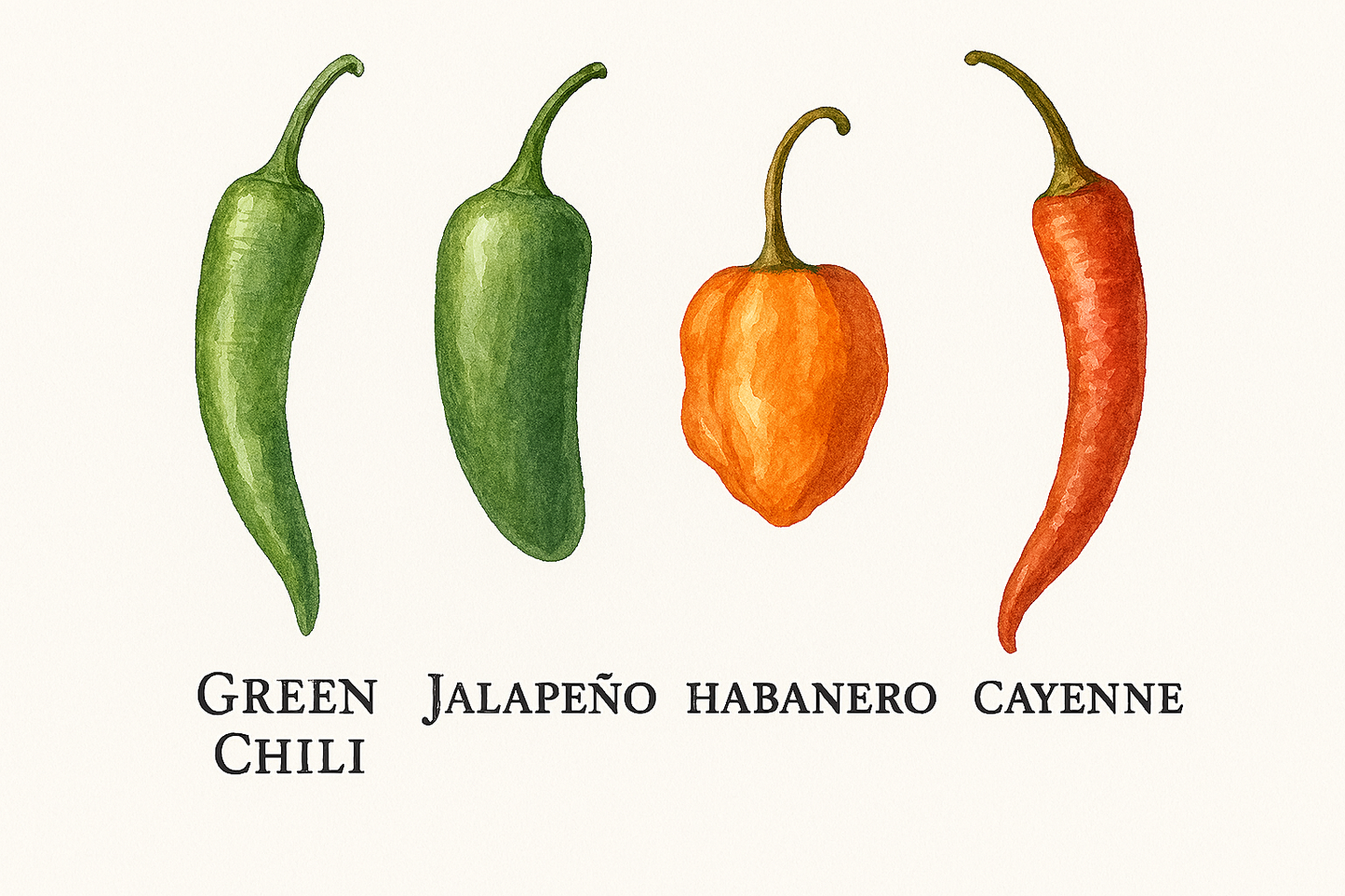 Capsaicin "Sophisticated" Heat Collection