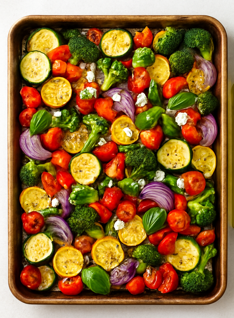 Sheet Pan Lemon Gremolata Roasted Veggies