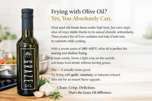 🔥Frying with Olive Oil? Yes, You Absolutely Can.