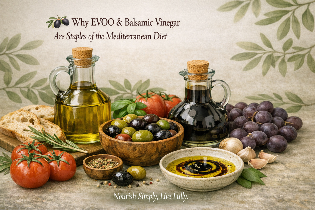 Why EVOO & Balsamic Vinegar Are Staples of the Mediterranean Diet