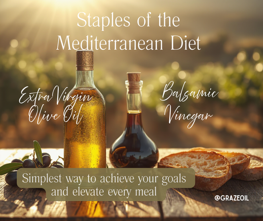EVOO + Balsamic = The heart of the Mediterranean Diet