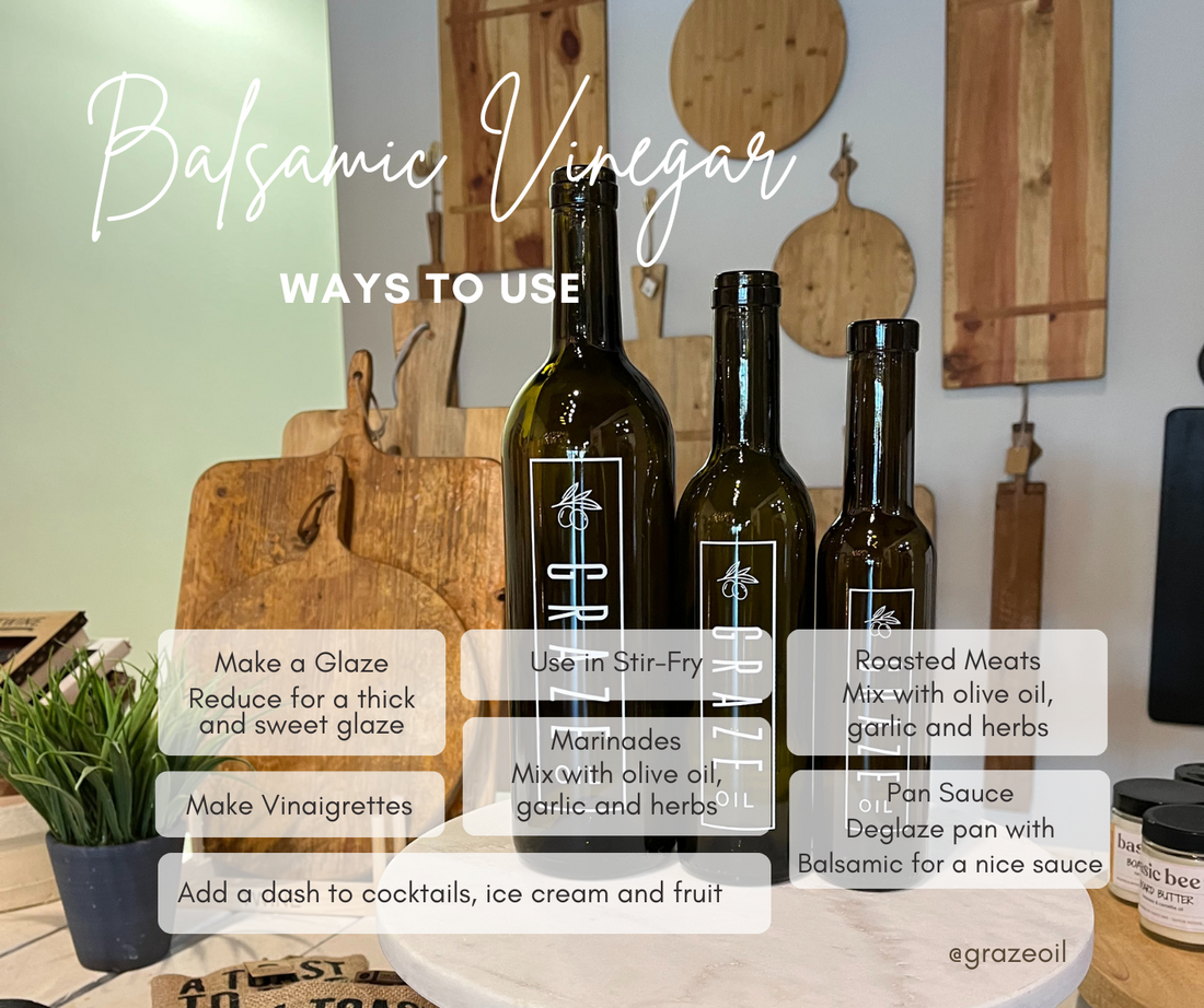 How to use Balsamic Vinegars
