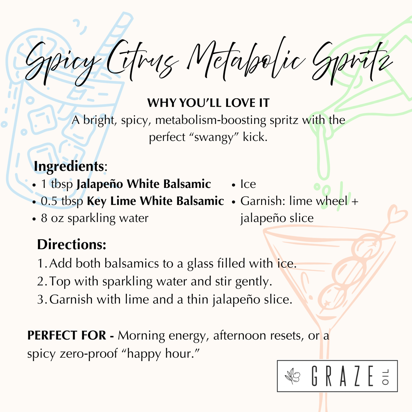 Culinary Cocktails ~ Sober Curious Sets