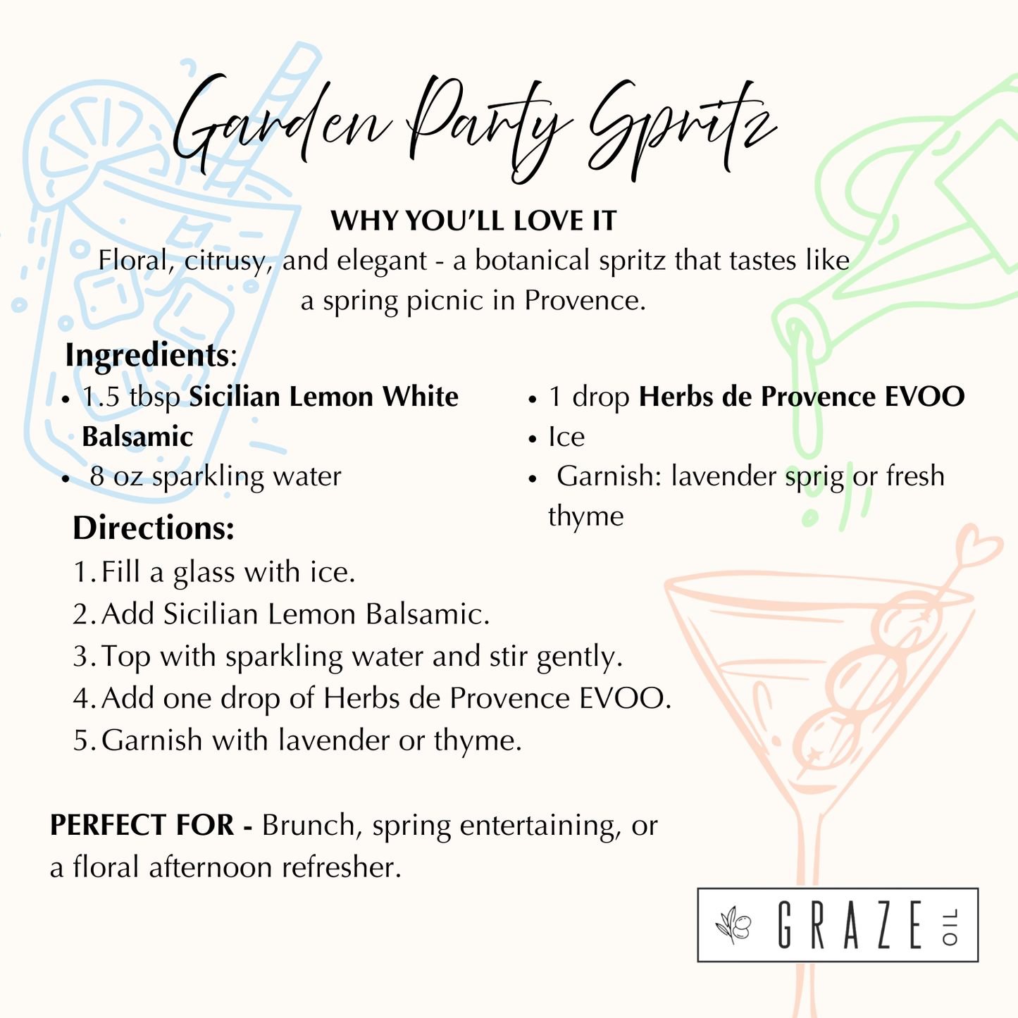 Culinary Cocktails ~ Sober Curious Sets