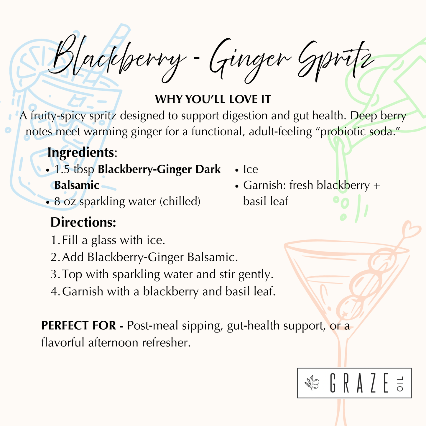 Culinary Cocktails ~ Sober Curious Sets