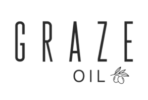 Graze Oil logo with black text on a white background