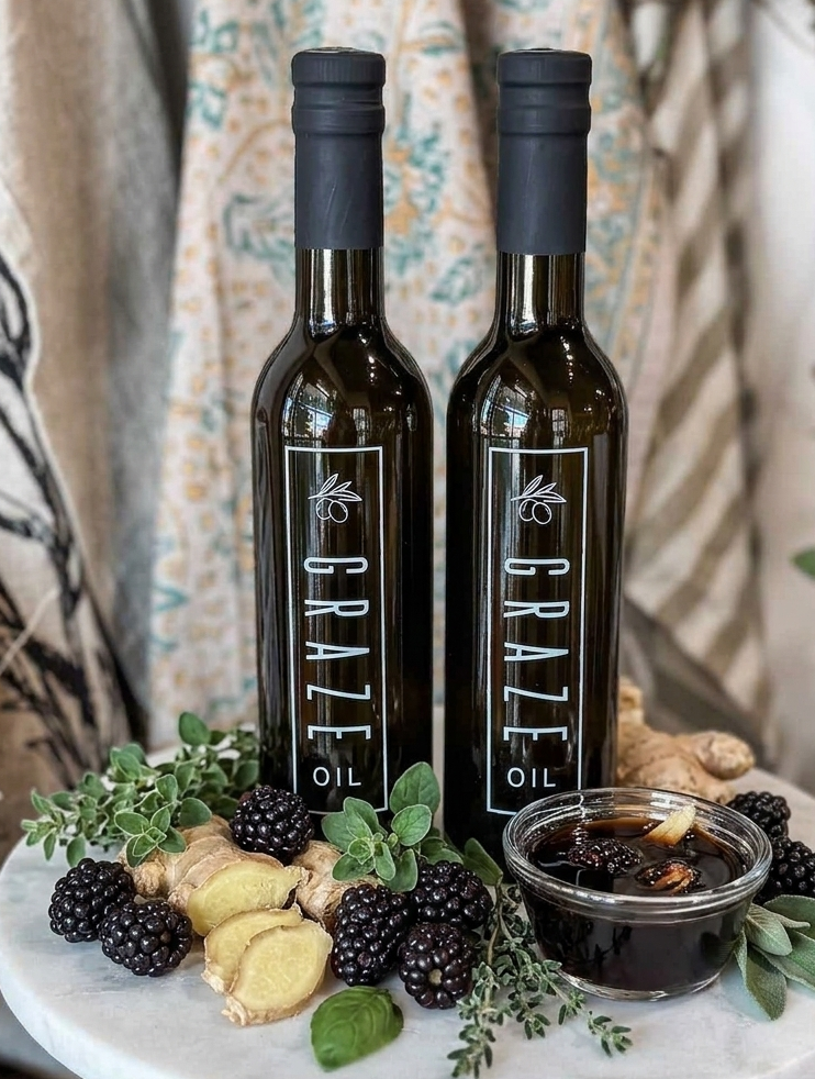 Blackberry‑Ginger Dark Balsamic Vinegar