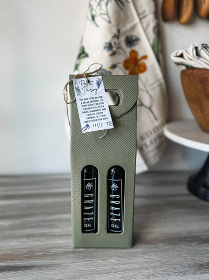 Herbes de Provence EVOO and Raspberry Dark Balsamic Perfect Pairing