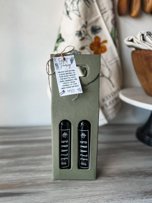 Herbes de Provence EVOO and Raspberry Dark Balsamic Perfect Pairing