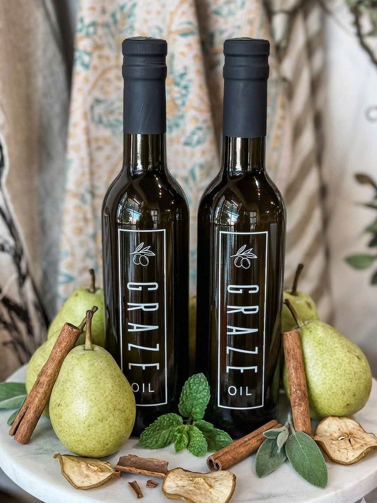 Cinnamon Pear Aged Dark Balsamic Vinegar