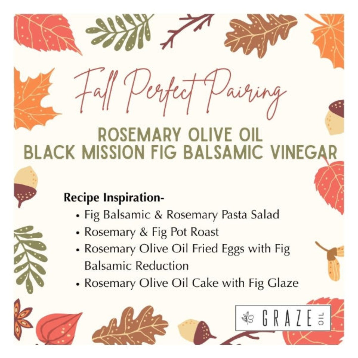 Perfect Pairing Rosemary and Fig