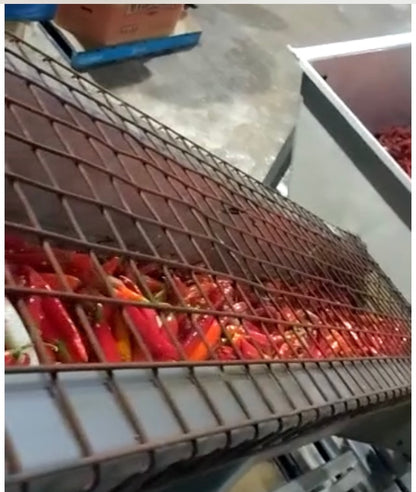 Cayenne Peppers being fused on EVOO foe Graze Oil 