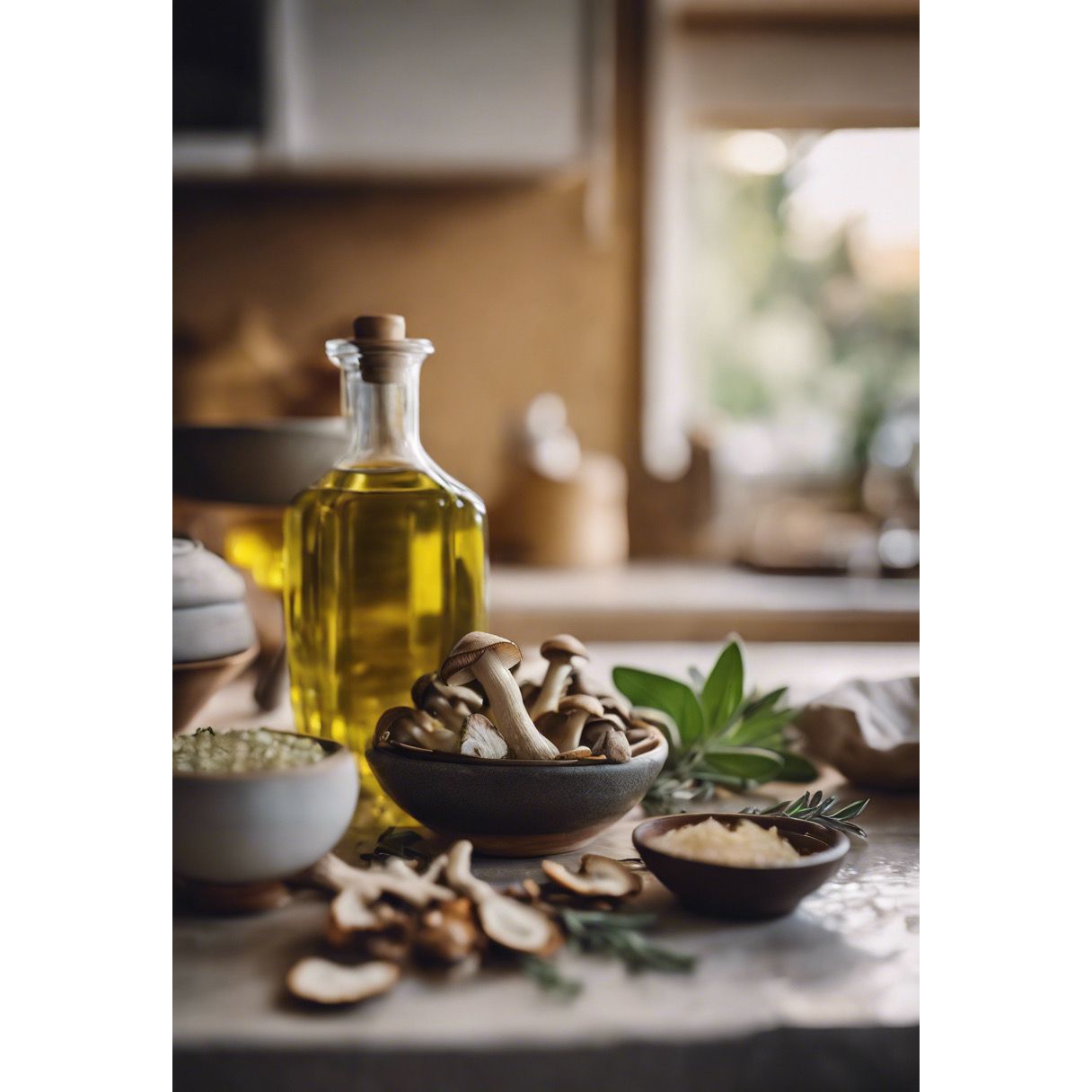 Wild Mushroom Sage Infused Extra Virgin Olive Oil